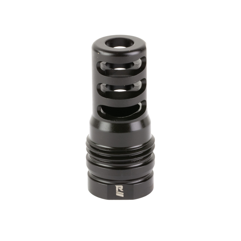 3 Port Brake .338, Muzzle Brake, 5/8X24 Thread Pitch, Matte Finish, Black MB024