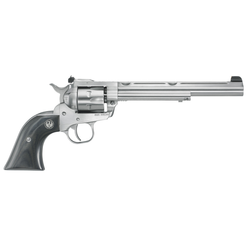 New Model Single-Six Hunter .22 Long Rifle/.22 WMR 7.5 Inch Barrel Stainless Steel Finish Black Laminate Grips 6 Round