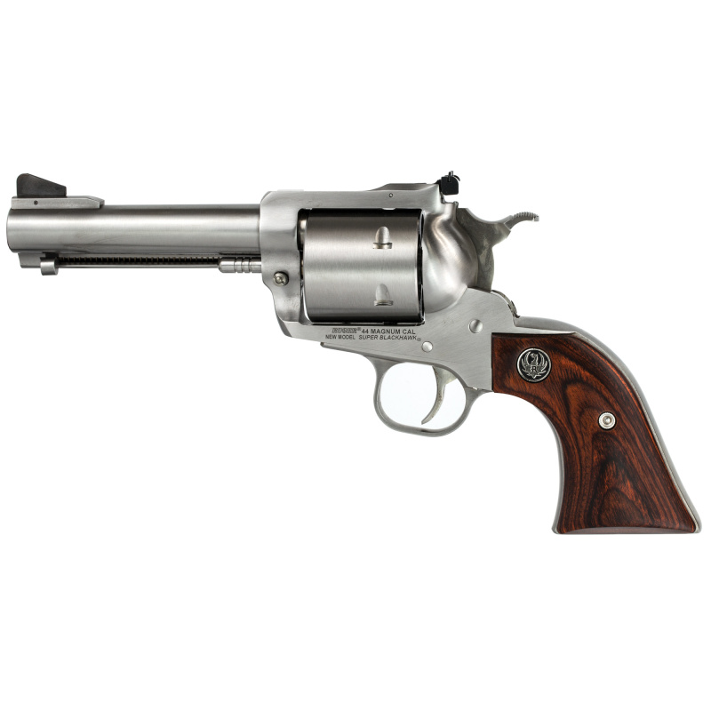Model KS-458N .44 Remington Magnum 4.625 Inch Barrel Satin Stainless Finish Unfluted Cylinder 6 Round