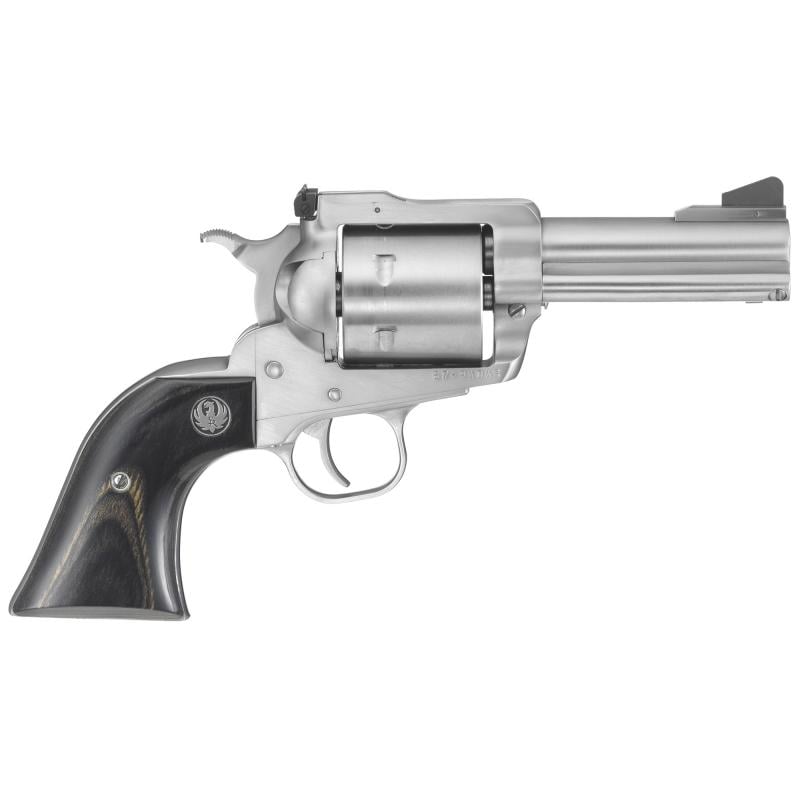 TALO Super Blackhawk, Revolver, Single Action, 44 Mag, 3.75" Barrel, Satin Stainless Finish, Steel Frame, Black Laminate Grips, Adjustable Sights, 6Rd 817