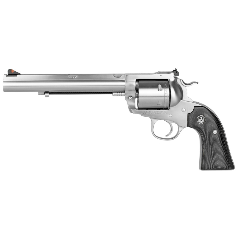 Model KS47NHB Super Blackhawk Hunter Bisley Grip Frame .44 Magnum 7.5 Inch Barrel Satin Stainless Steel Finish 6 Round