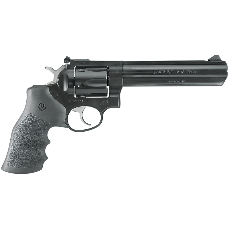 Model GP-100 .357 Magnum 6 Inch Full Shroud Barrel Blue Finish Adjustable Sights 6 Round