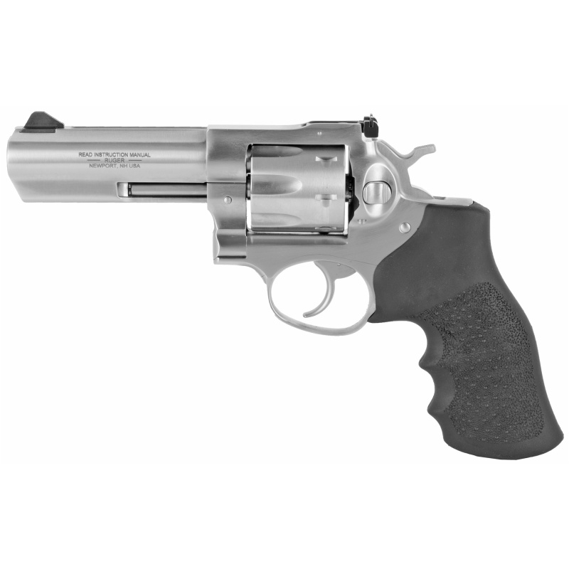 Model GP-100 .357 Magnum 4.2 Inch Full Shroud Barrel Satin Stainless Finish Adjustable Sights 6 Round