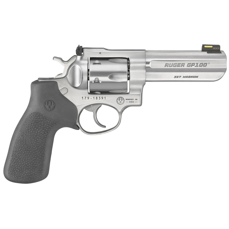 TALO GP100 Match Champion, Revolver, Double Action, 357 Magnum, 4.2" Barrel, Steel Frame, Satin Stainless Finish, Rubber Grip, Adjustable Sights, 6Rd 1786