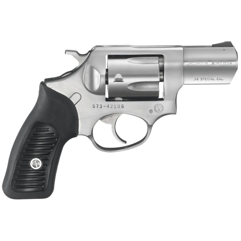 SP101 Model KSP321X .357 Magnum 2.25 Inch Barrel Satin Stainless Finish Fixed Rear Sight 5 Round