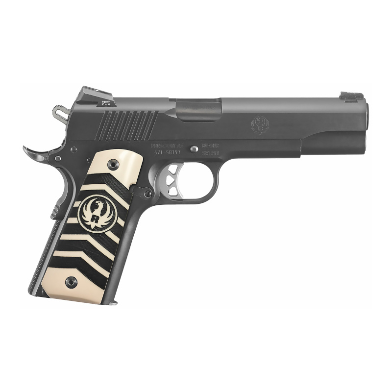 SR1911, TALO, Semi-automatic, Single Action, 10MM, 5", Black, Plastic, 8Rd, Manual Safety, Night Sights 06756