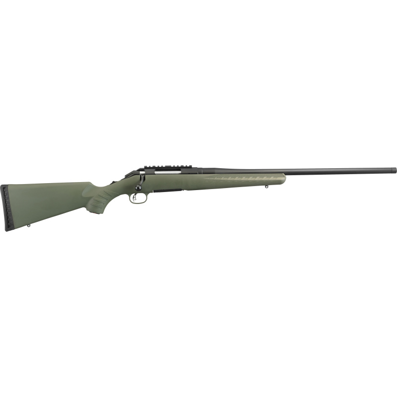American Predator Rifle .22-250 Remington 22 Inch Threaded Barrel 1/2-28 TPI Moss Green Composite Stock 4 Round