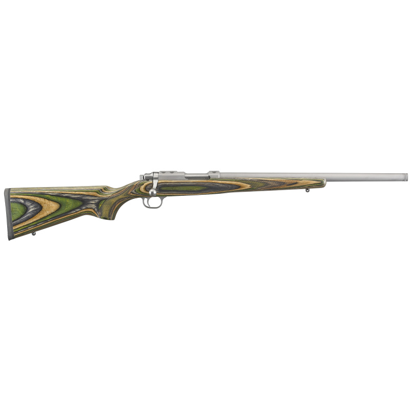 77/17, Bolt Action, 17 Winchester Super Magnum, 18.5" Stainless Threaded Barrel, Green Mountain Laminate Stock, Right Hand, Scope Rings Included, 6Rd 07219