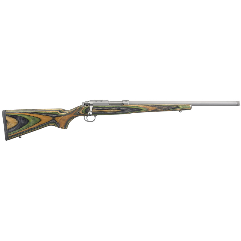 77/22, Bolt Action, 22 Hornet, 18.5", Stainless Threaded Barrel, Green Mountain Laminate Stock, Right Hand, Scope Rings Included, 6Rd 7226
