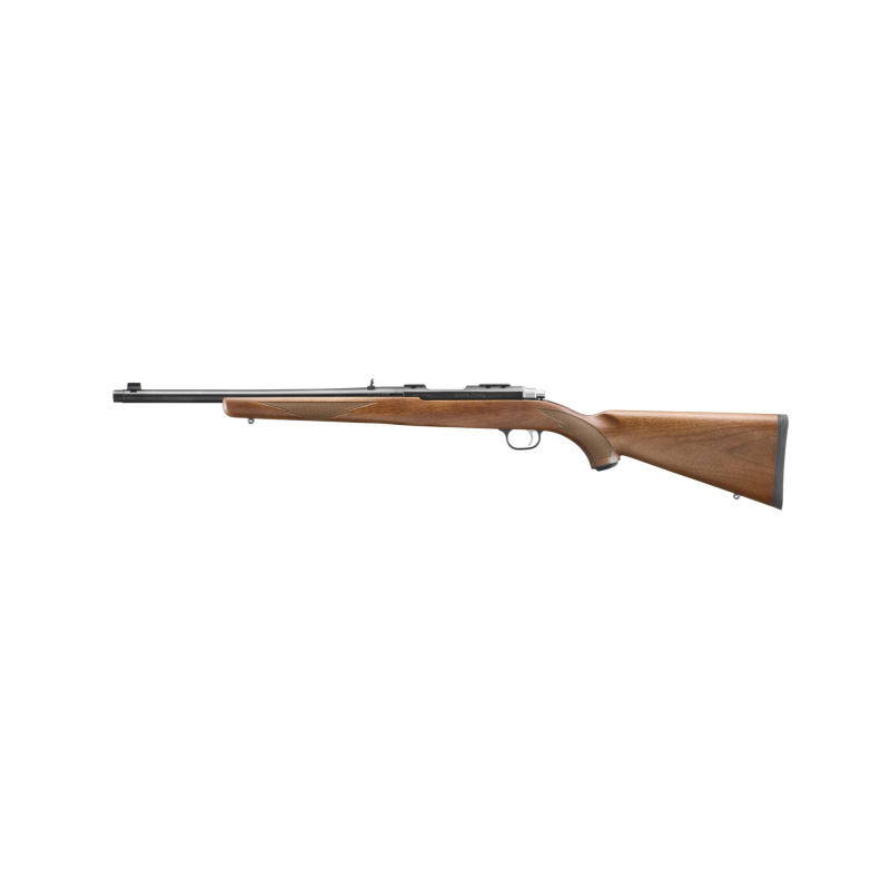 77/44, Bolt-Action Rifle, 44 Magnum, 16.6" Threaded Barrel, 5/8x24 Thread Pitch, Black, American Walnut Stock, Adjustable Rear Sight/Gold Bead Front Sight, 4 Rounds, 1 Magazine 07428