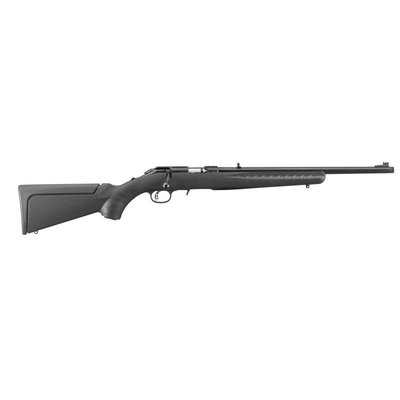 American Rimfire Compact Rifle .22 Long Rifle 18 Inch Threaded Barrel Satin Blue Finish Interchangeable Stock Modules Black Composite Stock 10 Round