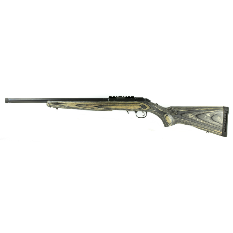 American Target .22 WMR 18 Inch Threaded Barrel Satin Blue Finish Picatinny Rail Black Laminate Stock 10 Round