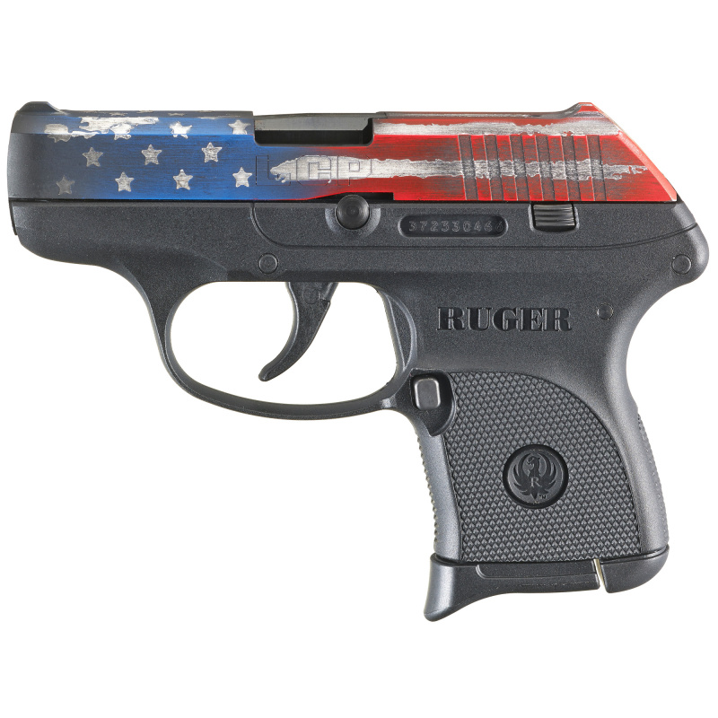 LCP, Semi-automatic Pistol, Centerfire, 380ACP, 2.75" Barrel, American Flag Slide Finish, Alloy Steel Slide, Nylon Frame, Integral Sights, 6Rd 13710