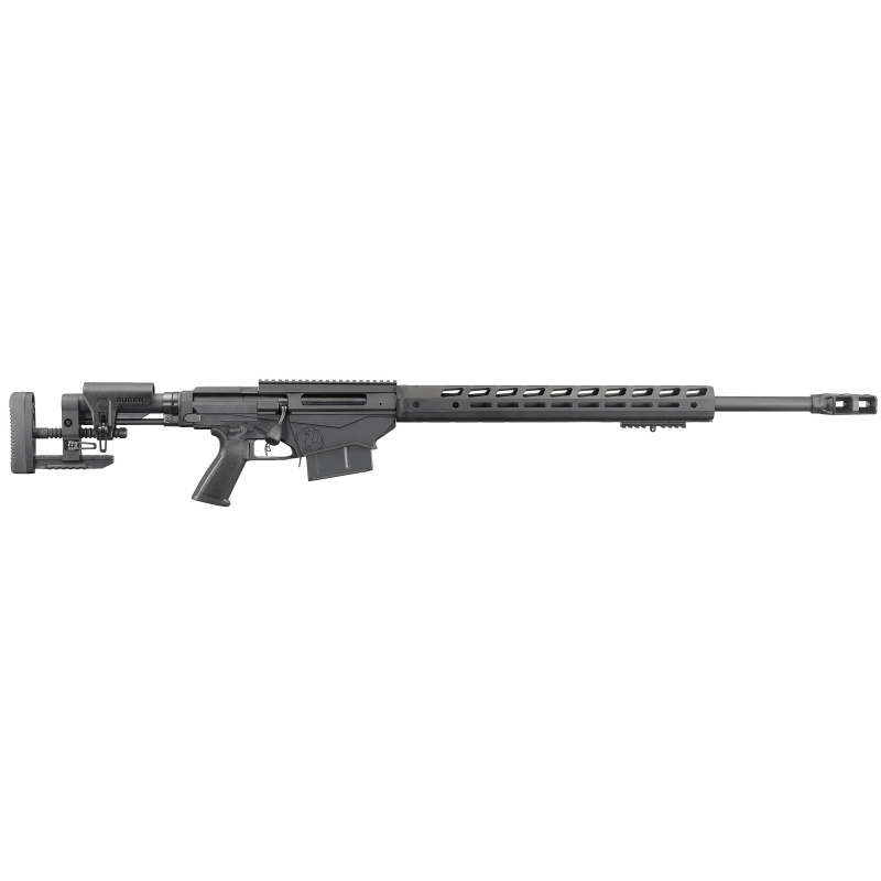 Precision Rifle, Bolt Action| 338 Lapua, 26" Heavy Contour Threaded Barrel, Anodized Finish, Ruger Precision Stock and 18" M-LOK Handguard, 5Rd 18080