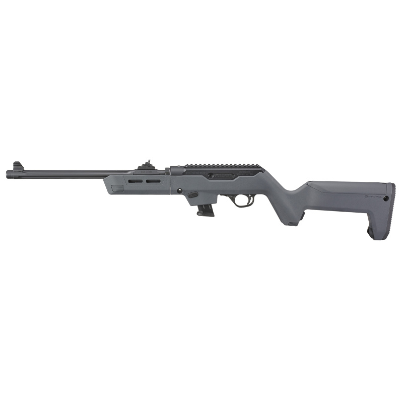 PC Carbine Magpul Backpacker, Semi-automatic Rifle, 9MM, 16.12" Fluted Barrel, Black Oxide Finish, Black, Stealth Gray Magpul Backpacker Stock, Adjustable Ghost Ring Rear Sight, Blade Front Sight, 10 Rounds, 1 Magazine 19135