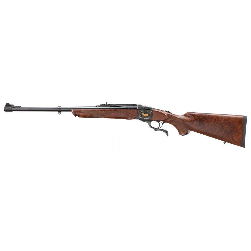 No. 1 America's 250th Anniversary, Single Shot, 375 Ruger, 22" Barrel, Polished Blued Finish, American Walnut Stock, Gold Bead Front and Adjustable Rear Sight, 1 Round 21364