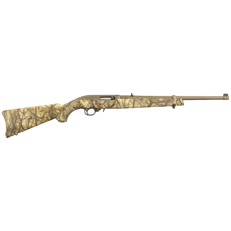 10/22, Semi-automatic, Rifle, 22 LR, 18.5", Camo, Synthetic, Right Hand, 1:16, 10Rd 31109