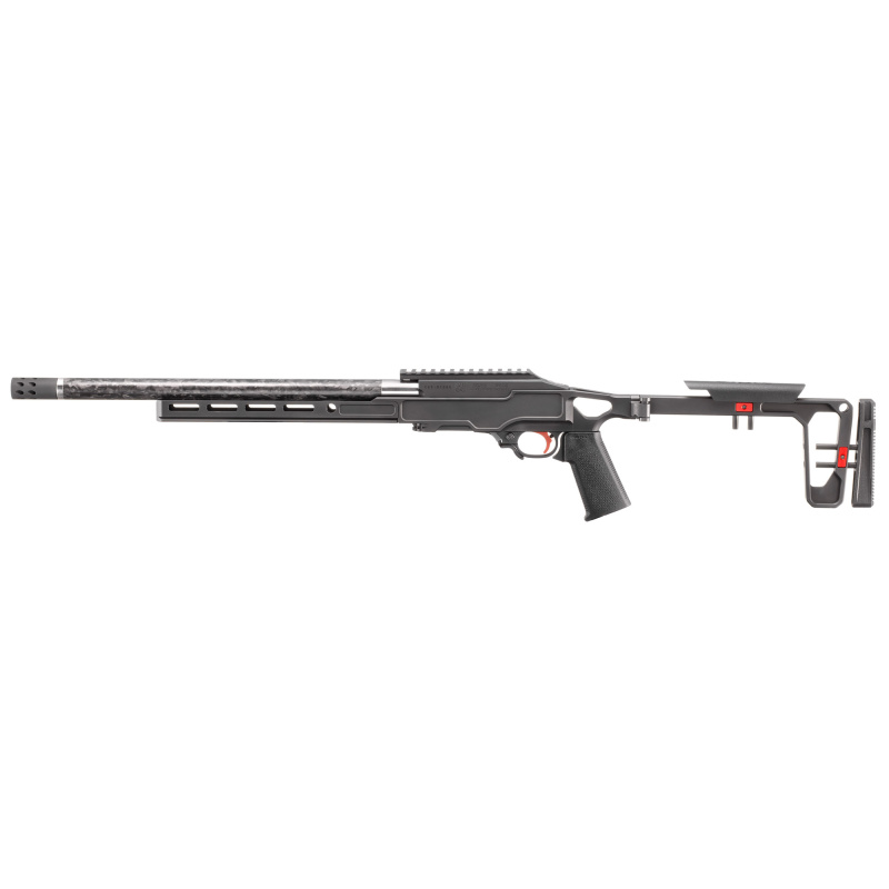 10/22 Competition, Semi-automatic Rifle, 22 LR, 16.1" Carbon Fiber Barrel, Threaded 1/2X28, Anodized Finish, Black, Grey Birch Chassis, Magpul Grip, Ruger BX-Trigger, 30 MOA Picatinny Rail, 10 Rounds, 1 Magazine 31227
