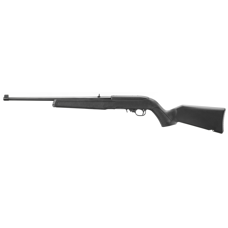 10/22, Semi-automatic, 22LR, 18.5" Cold Hammer Forged Barrel, Satin Finish, Black, Adjustable Rear Sight, Gold Front Bead Sight, Manual Safety, 10 Round Rotary Magazine 32002