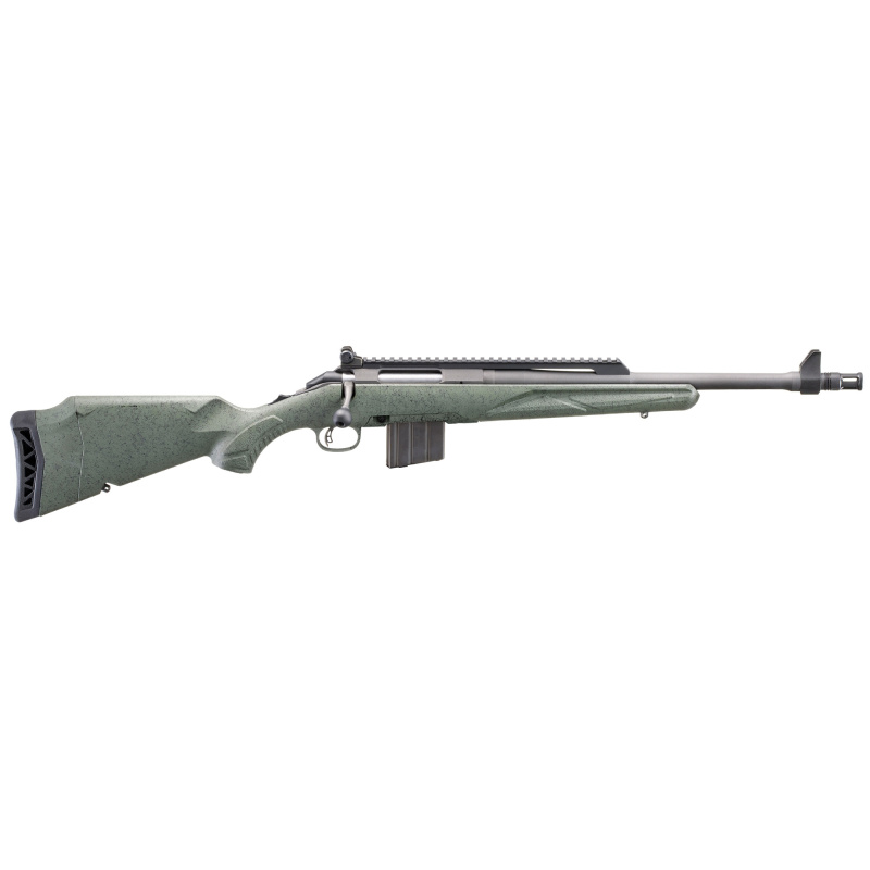 American G2 Scout, Bolt Action Rifle, 350 Legend, 16.1" Threaded Barrel, 1/2x28 Thread Pitch, 1:16 Twist, Cerakote Finish, Cobalt, AR Style Sights, Scout Length Scope Base, 5 Rounds, 1 Magazine 46968