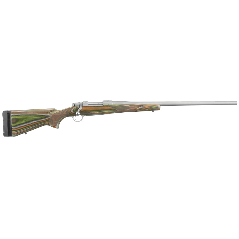 Hawkeye Predator 6.5 Creedmoor Ruger 24 Inch Stainless Steel Barrel Green Mountain Laminate Stock No Sights 4 Rounds