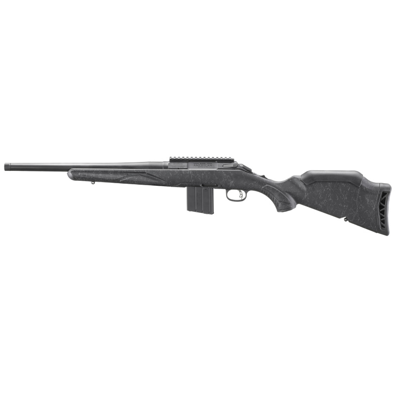 American, Generation II Patrol, Bolt Action Rifle, 6MM ARC, 16.1" Barrel, 1:7.7 Twist, Threaded 5/8X24, Cerakote Finish, Graphite Black, Black Splatter Synthetic Stock, Manual Safety, Picatinny Rail, 10 Rounds, 1 Magazine 56904