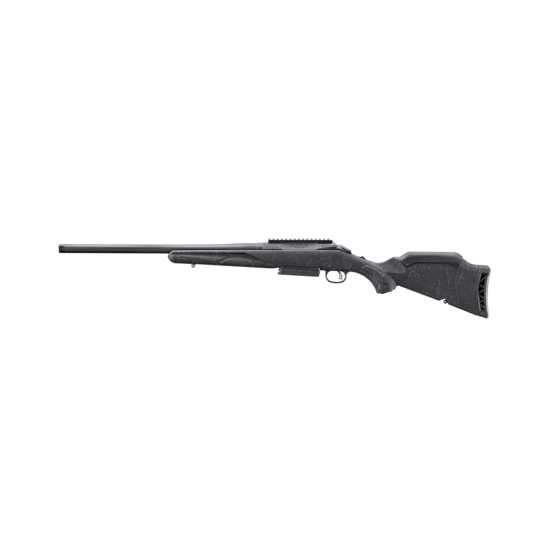 American, Generation II Patrol, Bolt Action Rifle, 300 Winchester Magnum, 20" Barrel, 1:10 Twist, Threaded 5/8X24, Cerakote Finish, Graphite Black, Black Splatter Synthetic Stock, Manual Safety, Picatinny Rail, 3 Rounds, 1 Magazine 56905