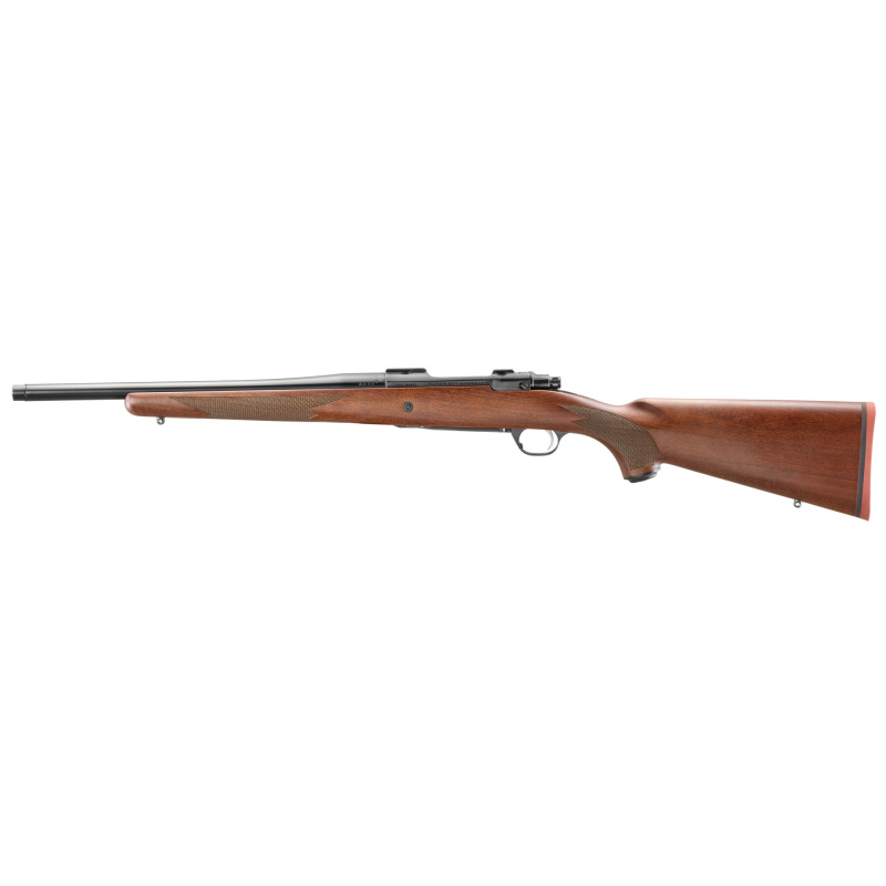 Hawkeye Hunter, Bolt-Action Rifle, 308 Winchester, 16.6" Steel Barrel, Satin Blued Finish, 5/8X24 Thread Pitch, American Walnut Stock, 4 Rounds 67100