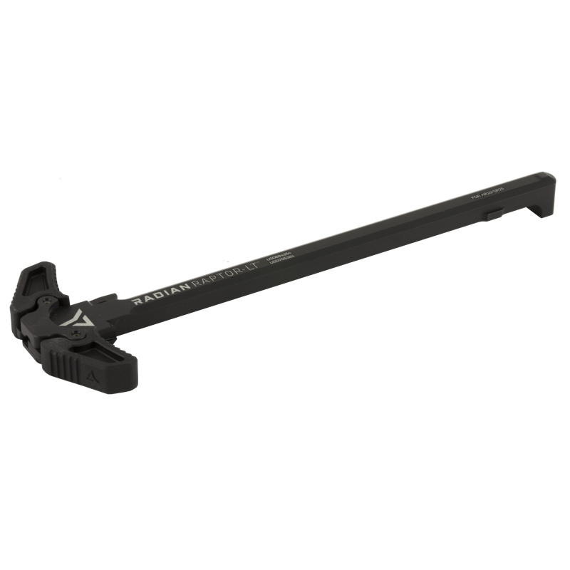 Raptor-LT, Ambidextrous, Light Weight, 7075 Aluminum, Polymer Overmold Handles, 7.62MM, For AR10/SR25, Black Finish R0151