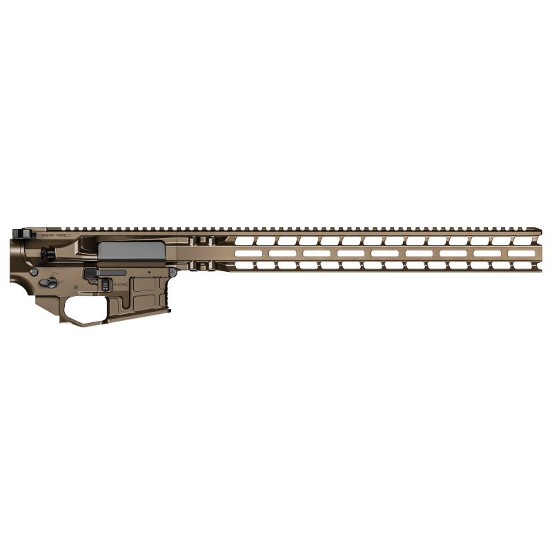 AX556, Billet Upper/Lower Set, Semi-Automatic, 556 NATO/223 Remington, Ambidextrous, Cerakote Finish, Brown, Includes Radian Talon Ambidextrous Safety, Hammer Pin, 17" MLOK Handguard R0397