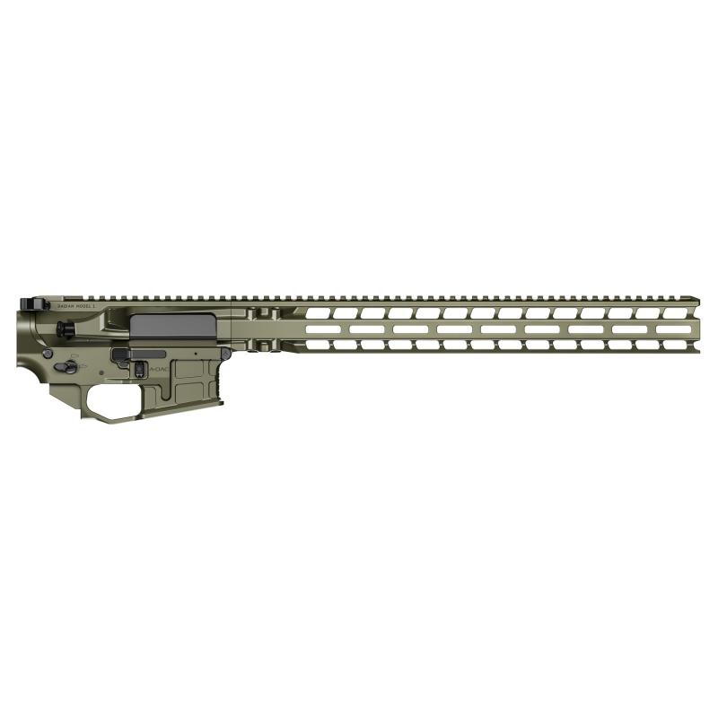 AX556, Billet Upper/Lower Set, Semi-Automatic, 556 NATO/223 Remington, Ambidextrous, Cerakote Finish, Olive Drab Green, Includes Radian Talon Ambidextrous Safety, Hammer Pin, 17" MLOK Handguard R0399
