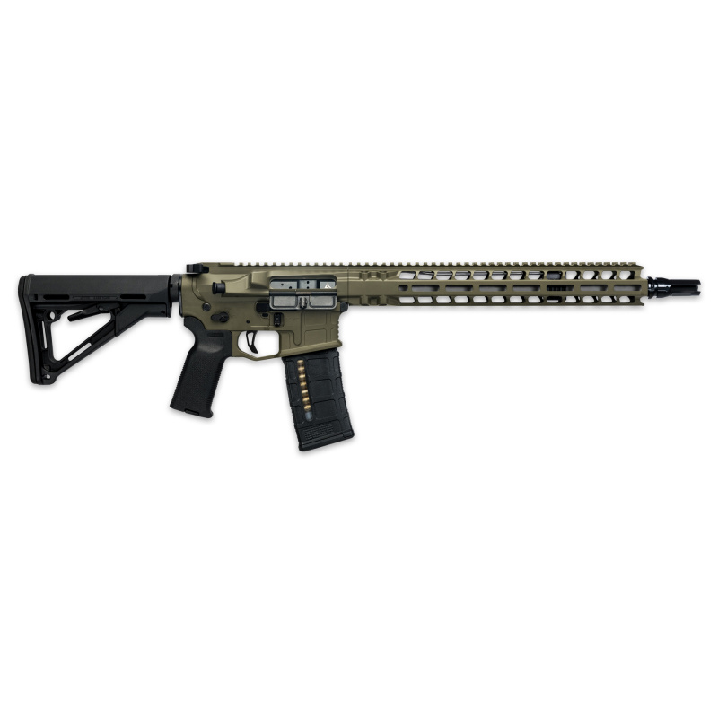 Model 1, Semi-automatic Rifle, AR, 223 Wylde, 14.5" Barrel Pinned Dead Air Flash Hider (16" OAL), Mid Length Gas System, Cerakote Finish, Olive Drab Green, 14" Free Float M-LOK Handguard, Magpul Moe Stock, Magpul MOE Grip, Radian Raptor SD Ambidextrous