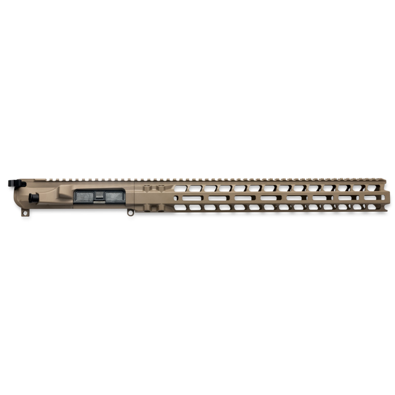 Upper/Handguard Set, Cerakote Finish, Flat Dark Earth, Fits AR-15, Includes 15.5" MLOK Handguard, Radian Raptor-SD Charging Handle R0620