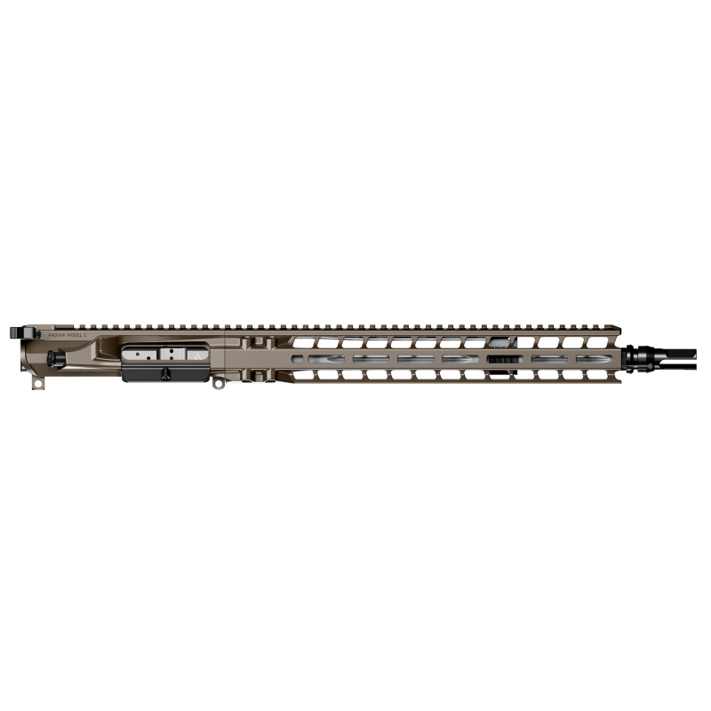 Complete Upper, 6MM ARC, 14.5" Pinned (16" OAL), Barrel, 1:7 Twist, Dead Air KeyMo Flash Hider, Mid Length Gas, 14" MLOK Handguard, Radian Raptor-SD Charging Handle, Radian Enhanced Bolt Carrier Group, Cerakote Finish, Brown R0899
