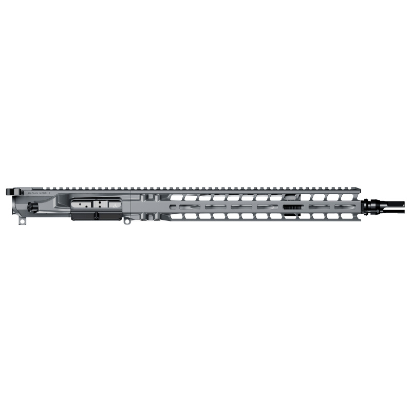 Complete Upper, 6MM ARC, 14.5" Pinned (16" OAL), Barrel, 1:7 Twist, Dead Air KeyMo Flash Hider, MidLength Gas, 14" MLOK Handguard, Radian Raptor-SD C harging Handle, Radian Enhanced Bolt Carrier Group, Cerakote Finish, Gray R0900