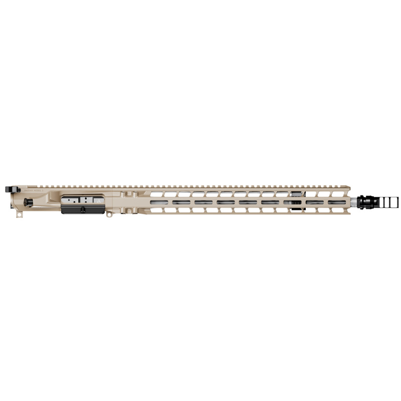 Complete Upper, 6MM ARC, 18" Barrel, 1:7 Twist, Dead Air KeyMo Muzzle Brake, Rifle Length Gas, 17" MLOK Handguard, Radian Raptor-SD Charging Handle, Radian Enhanced Bolt Carrier Group, Cerakote Finish,Flat Dark Earth R0902