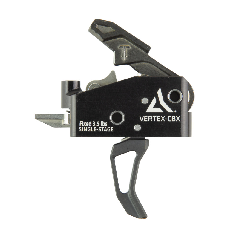 Vertex CBX Curved, Trigger, Black Trigger, Silver Hammer, Fits AR Rifles R0927