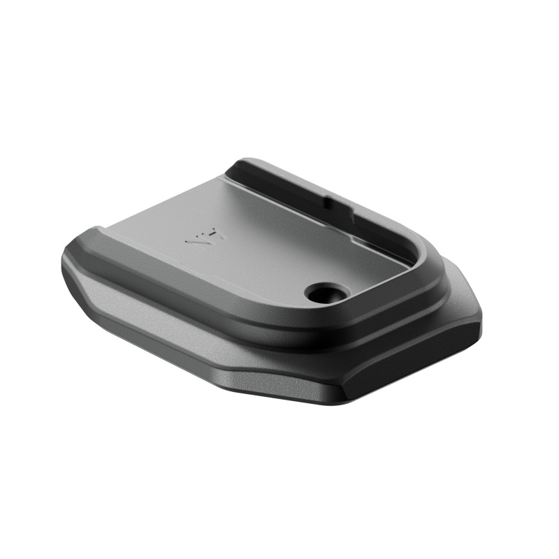 Magzine Base Pad, Magazine Base Plate, Fits Glock 19/23, Anodized Finish, Black R0953