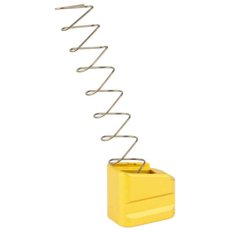 +5 Magazine Extension for Glock 26 Mag Extension Gold G26-ME-5-GLD
