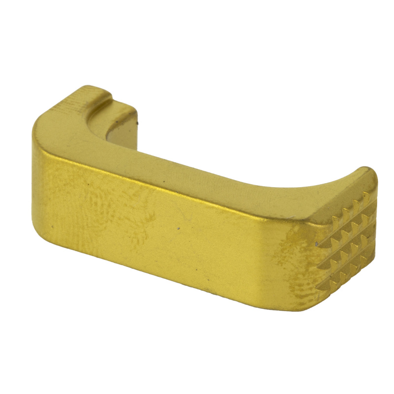Premium Mag Release, For Glock 43X/48, Steel, PVD Gold, Right Hand Only G43X-PRM-GLD-RH