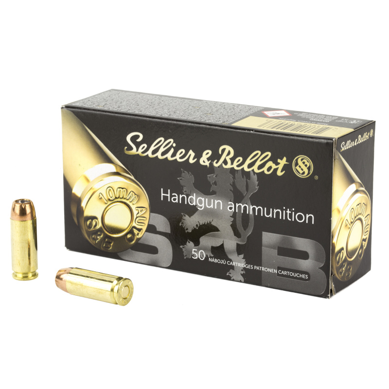 Pistol, 10MM, 180Gr, Jacketed Hollow Point, 50 Round Box SB10B
