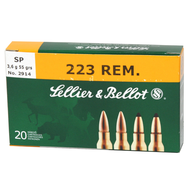 Rifle, 223 Rem, 55 Grain, Soft Point SB223B