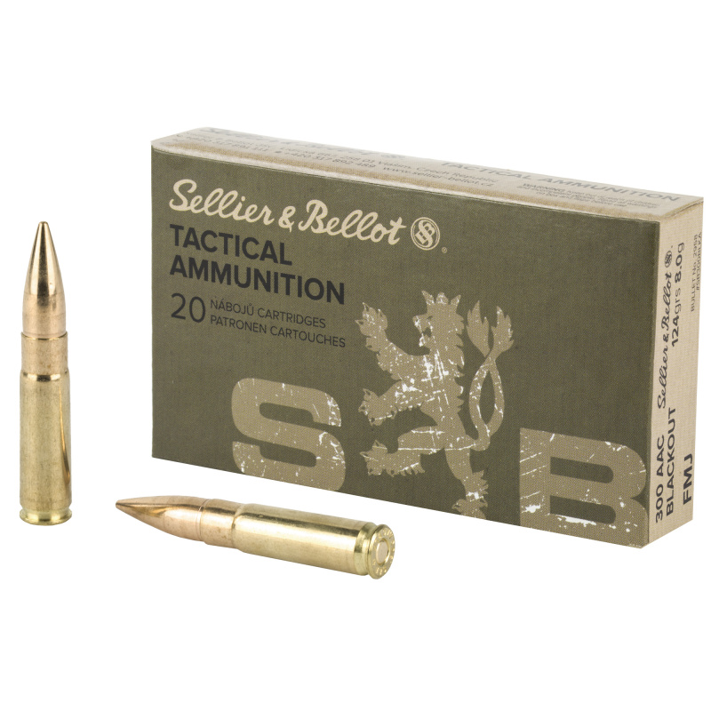 Rifle, 300 Blackout, 124 Grain, Full Metal Jacket SB300BLKA