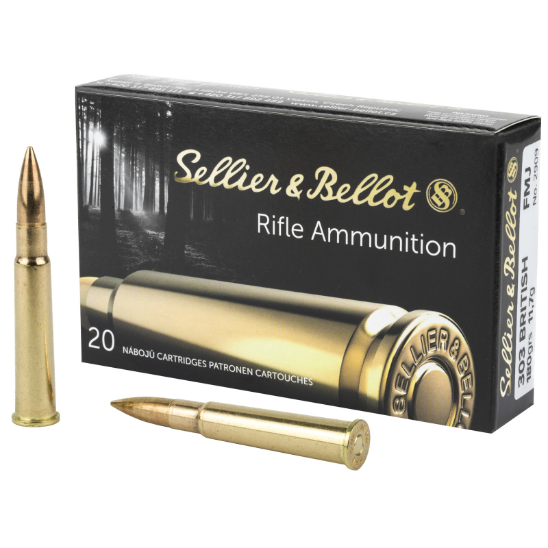 Rifle, 303 British, 180 Grain, Full Metal Jacket SB303A