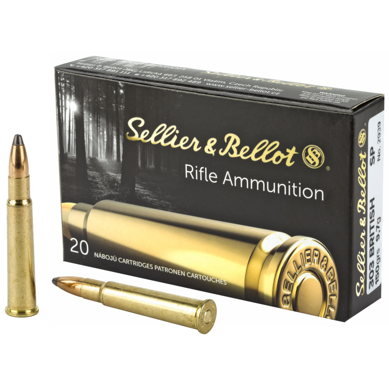 Rifle, 303 British, 150 Grain, Soft Point SB303B