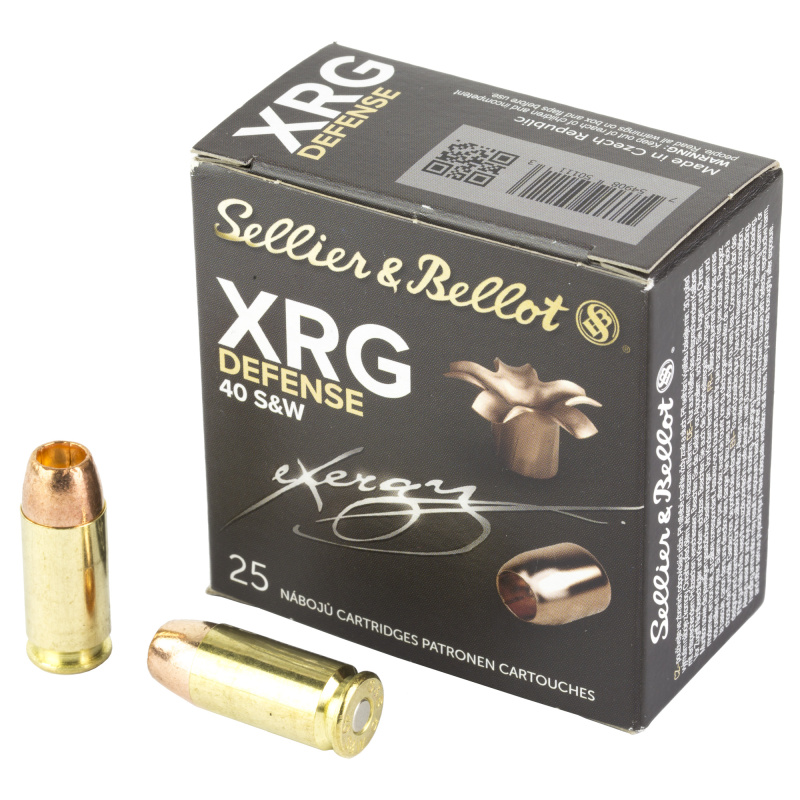 XRG, 40 S&W, 130 Grain, Jacketed Hollow Point, 25 Round Box SB40XA