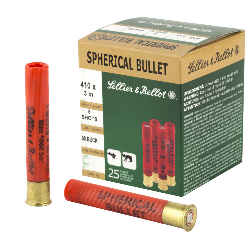 Super Speed, 410 Gauge, 3" Chamber, Buckshot 5 Pellets SB410B