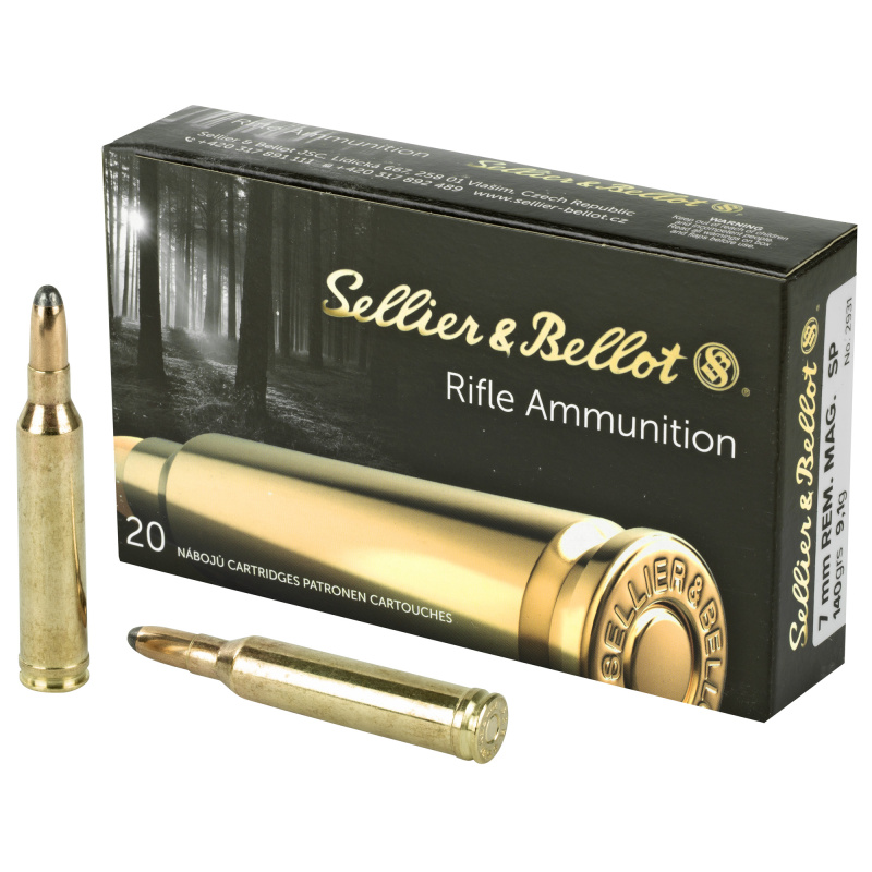 Rifle, 7MM Rem, 139 Grain, Soft Point SB7B