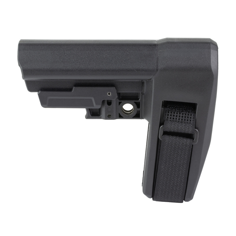 SBA6, Pistol Stabilizing Brace, Fits AR Carbine Extension, Black, 5 Position Adjustable, Includes Adjustable Nylon Strap SBA6X-01-SB