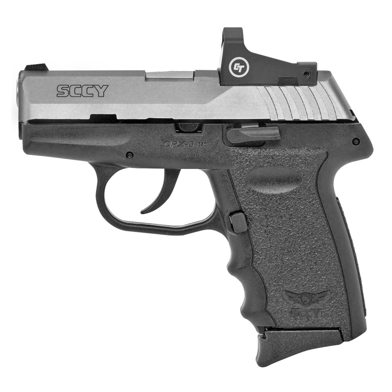 CPX-3, Double Action Only, Compact, 380 ACP, 3" Barrel, Polymer Frame, Duo-Tone Finish, Red Dot Sight, No Manual Safety, 10 Rd, 2 Magazines CPX-3TTRD